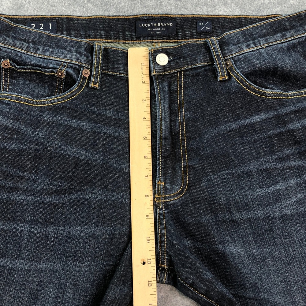 Lucky Brand Men's Straight-Leg Dark Wash Jeans - Picture 11 of 16